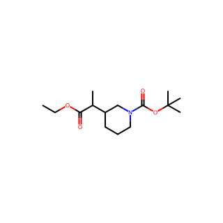 tert-butyl 3-(1-ethoxy-1-oxopropan-2-yl)piperidine-1-carboxylate