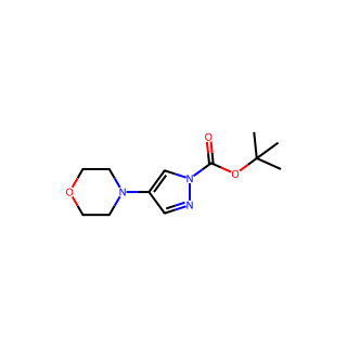 tert-butyl 4-morpholino-1H-pyrazole-1-carboxylate