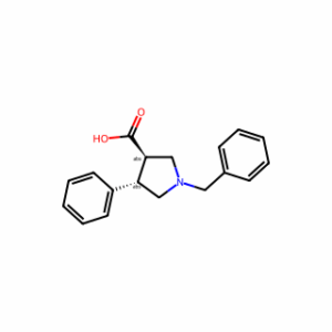 (3R,4S)-1-Benzyl-4-phenylpyrrolidine-3-carboxylic acid