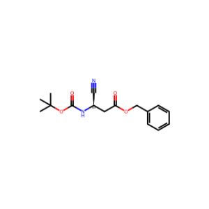 (R)-benzyl 3-((tert-butoxycarbonyl)amino)-3-cyanopropanoate