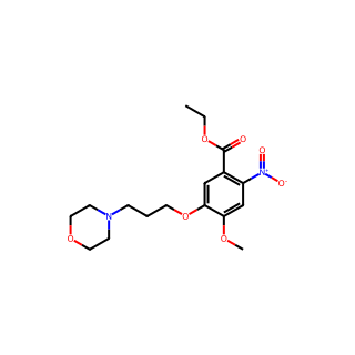 Ethyl 4-methoxy-5-(3-morpholinopropoxy)-2-nitrobenzoate