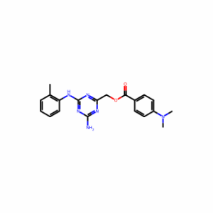(4-Amino-6-(o-tolylamino)-1,3,5-triazin-2-yl)methyl 4-(dimethylamino)benzoate