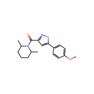 (2,6-Dimethylpiperidin-1-yl)(5-(4-methoxyphenyl)isoxazol-3-yl)methanone