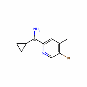 (R)-(5-Bromo-4-methylpyridin-2-yl)(cyclopropyl)methanamine