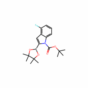 tert-Butyl 4-fluoro-2-(4,4,5,5-tetramethyl-1,3,2-dioxaborolan-2-yl)-1H-indole-1-carboxylate