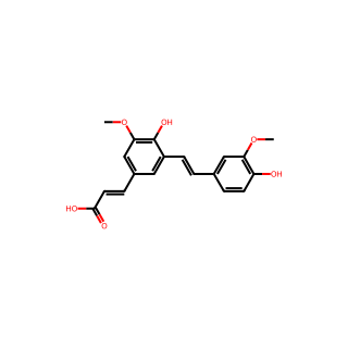 (E)-3-(4-Hydroxy-3-((E)-4-Hydroxy-3-Methoxystyryl)-5-Methoxyphenyl)Acrylic Acid