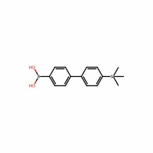 (4′-(Trimethylsilyl)-[1,1′-biphenyl]-4-yl)boronic acid