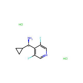 (R)-Cyclopropyl(3,5-difluoropyridin-4-yl)methanamine dihydrochloride