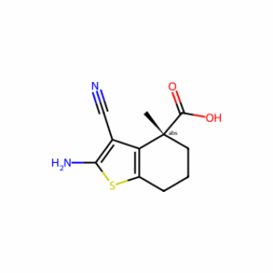 (R)-2-Amino-3-Cyano-4-Methyl-4,5,6,7-Tetrahydrobenzo[B]Thiophene-4-Carboxylic Acid