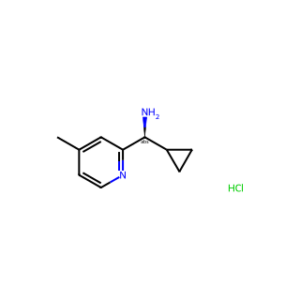 (S)-Cyclopropyl(4-methylpyridin-2-yl)methanamine hydrochloride