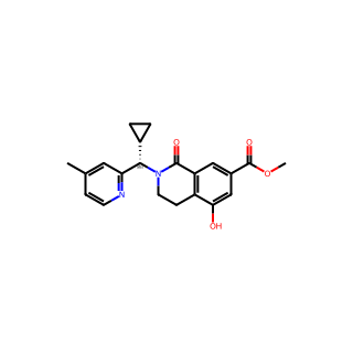 (S)-Methyl 2-(cyclopropyl(4-methylpyridin-2-yl)methyl)-5-hydroxy-1-oxo-1,2,3,4-tetrahydroisoquinoline-7-carboxylate