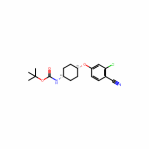 tert-Butyl ((1s,4s)-4-(3-chloro-4-cyanophenoxy)cyclohexyl)carbamate