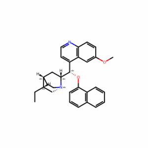 (4S,5R)-5-Ethyl-2-((S)-(6-methoxyquinolin-4-yl)(naphthalen-1-yloxy)methyl)quinuclidine