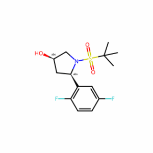 (3R,5R)-1-(tert-Butylsulfonyl)-5-(2,5-difluorophenyl)pyrrolidin-3-ol