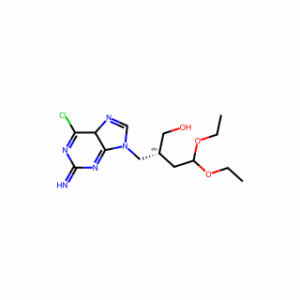 (2R)-2-[(2-amino-6-chloropurin-9-yl)methyl]-4,4-diethoxybutan-1-ol
