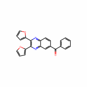 (2,3-Di(furan-2-yl)quinoxalin-6-yl)(phenyl)methanone