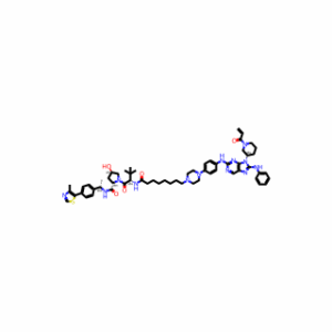(2S,4R)-1-[(2S)-3,3-dimethyl-2-{8-[4-(4-{[8-(phenylamino)-9-[(3S)-1-(prop-2-enoyl)piperidin-3-yl]-9H-purin-2-yl]amino}phenyl)piperazin-1-yl]octanamido}butanoyl]-4-hydroxy-N-[(1S)-1-[4-(4-methyl-1,3-thiazol-5-yl)phenyl]ethyl]pyrrolidine-2-carboxamide
