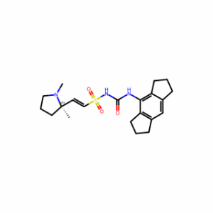 (1E)-2-[(2R)-1,2-Dimethyl-2-pyrrolidinyl]-N-[[(1,2,3,5,6,7-hexahydro-s-indacen-4-yl)amino]carbonyl]ethenesulfonamide