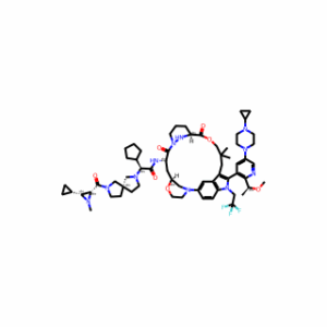 (2S)-2-Cyclopentyl-2-((S)-7-((2R,3R)-3-cyclopropyl-1-methylaziridine-2-carbonyl)-2,7-diazaspiro[4.4]nonan-2-yl)-N-((22S,63S,4S)-12-(5-(4-cyclopropylpiperazin-1-yl)-2-((S)-1-methoxyethyl)pyridin-3-yl)-10,10-dimethyl-5,7-dioxo-11-(2,2,2-trifluoroethyl)-61,6