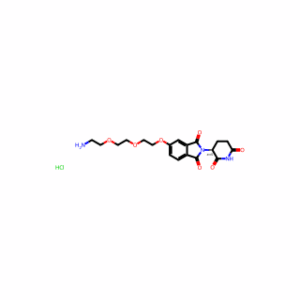 Thalidomide-5-PEG3-NH2 (hydrochloride)