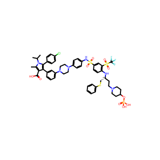 (R)-5-(4-Chlorophenyl)-1-isopropyl-2-methyl-4-(3-(4-(4-((4-((1-(phenylthio)-4-(4-(phosphonooxy)piperidin-1-yl)butan-2-yl)amino)-3-((trifluoromethyl)sulfonyl)phenyl)sulfonamido)phenyl)piperazin-1-yl)phenyl)-1H-pyrrole-3-carboxylic acid