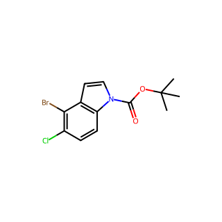 TERT-BUTYL 4-BROMO-5-CHLORO-1H-INDOLE-1-CARBOXYLATE