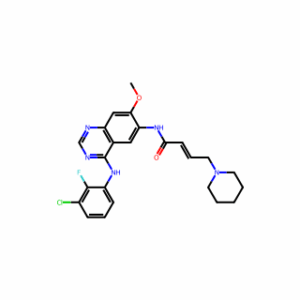 (E)-N-(4-((3-Chloro-2-fluorophenyl)amino)-7-methoxyquinazolin-6-yl)-4-(piperidin-1-yl)but-2-enamide (Dacomitinib Impurity)
