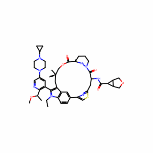 (1Α,5Α,6Α)-N-[(2R,14S,18S)-2-[5-(4-Cyclopropyl-1-Piperazinyl)-2-[(1S)-1-Methoxyethyl]-3-Pyridinyl]-1-Ethyl-18,19,20,21-Tetrahydro-25,25-Dimethyl-15,22-Dioxo-17H-5,3-([4,2]-Endo-Thiazolopropano[1,3]-Endo-Pyridazinomethanoxypropano)-1H-Indol-14-Yl]-3-Oxabic