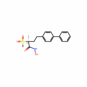 (2S)-4-biphenyl-4-yl-N-hydroxy-2-methyl-2-(methylsulfonyl)butanamide