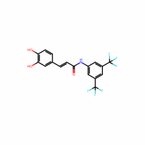 (E)-N-(3,5-Bis(trifluoromethyl)phenyl)-3-(3,4-dihydroxyphenyl)acrylamide