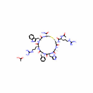(4R,7S,10S,13R,16S,19R,22R)-16-((1H-Imidazol-5-yl)methyl)-7-((1H-indol-3-yl)methyl)-22-((S)-2-acetamido-5-guanidinopentanamido)-13-benzyl-10-(3-guanidinopropyl)-19-methyl-6,9,12,15,18,21-hexaoxo-1,2-dithia-5,8,11,14,17,20-hexaazacyclotricosane-4-carboxami