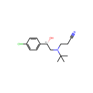 (S)-3-(tert-Butyl(2-(4-chlorophenyl)-2-hydroxyethyl)amino)propanenitrile
