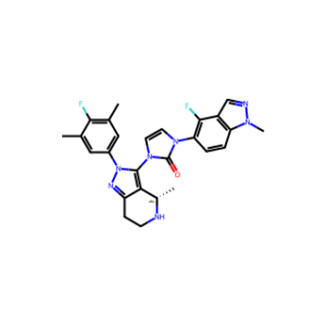 (S)-1-(4-Fluoro-1-methyl-1H-indazol-5-yl)-3-(2-(4-fluoro-3,5-dimethylphenyl)-4-methyl-4,5,6,7-tetrahydro-2H-pyrazolo[4,3-c]pyridin-3-yl)-1,3-dihydro-2H-imidazol-2-one