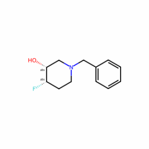 (3R,4S)-4-Fluoro-1-(phenylmethyl)-3-piperidinol