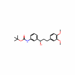 tert-Butyl (R)-(3-(3-(3,4-dimethoxyphenyl)-1-hydroxypropyl)phenyl)carbamate