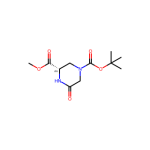 (S)-1-(tert-Butyl) 3-methyl 5-oxopiperazine-1,3-dicarboxylate