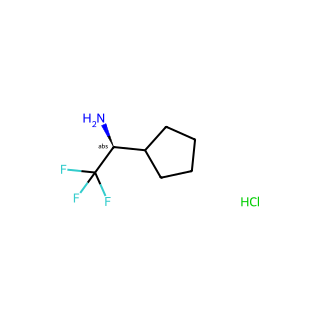 (S)-1-cyclopentyl-2,2,2-trifluoroethan-1-amine hydrochloride