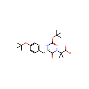 (S)-2-(3-(4-(tert-Butoxy)phenyl)-2-((tert-butoxycarbonyl)amino)propanamido)-2-methylpropanoic acid