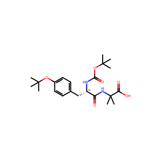 (S)-2-(3-(4-(tert-Butoxy)phenyl)-2-((tert-butoxycarbonyl)amino)propanamido)-2-methylpropanoic acid