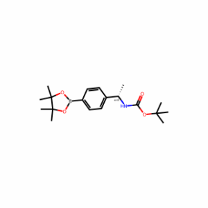 tert-butyl N-{1-[4-(tetramethyl-1,3,2-dioxaborolan-2-yl)phenyl]ethyl}carbamate