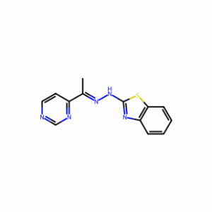 (E)-2-(2-(1-(Pyrimidin-4-yl)ethylidene)hydrazineyl)benzo[d]thiazole