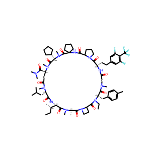 (5S,8S,11S,15S,18S,23aS,29S,35S,37aS)-8-((S)-sec-Butyl)-18-cyclopentyl-29-(3,5-difluoro-4-(trifluoromethyl)phenethyl)-36-ethyl-11-isobutyl-N,N,5,6,12,16,19,33-octamethyl-35-(4-methylbenzyl)-4,7,10,13,17,20,23,28,31,34,37-undecaoxotetratriacontahydro-2H,4H