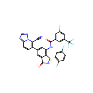 (R)-N-(3-(2-Chloro-5-fluorophenyl)-6-(5-cyano-[1,2,4]triazolo[1,5-a]pyridin-6-yl)-1-oxoisoindolin-4-yl)-3-fluoro-5-(trifluoromethyl)benzamide