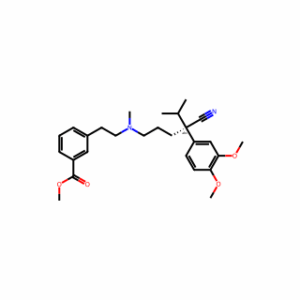 Methyl 3-[2-[[(4R)-4-cyano-4-(3,4-dimethoxyphenyl)-5-methylhexyl]methylamino]ethyl]benzoate