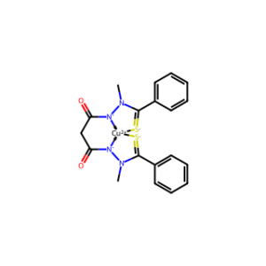 (SP-4-2)-[[Propanedioic acid 1,3-bis[2-methyl-2-[phenyl(thioxo-κS)methyl]hydrazidato-κN1]](2-)]copper