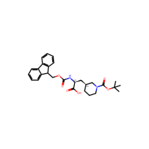 (S)-2-((((9H-Fluoren-9-yl)methoxy)carbonyl)amino)-3-((S)-1-(tert-butoxycarbonyl)piperidin-3-yl)propanoic acid