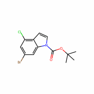 tert-Butyl 6-bromo-4-chloro-1H-indole-1-carboxylate