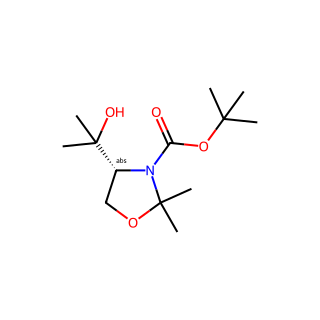 (R)-tert-butyl-4-(2-hydroxypropan-2-yl)-2,2-dimethyloxazolidine-3-carboxylate