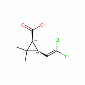 (1S,3S)-3-(2,2-Dichlorovinyl)-2,2-dimethylcyclopropane-1-carboxylic acid