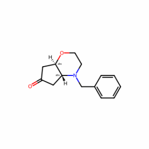 trans-hexahydro-4-(phenylmethyl)Cyclopent[b]-1,4-oxazin-6(2H)-one